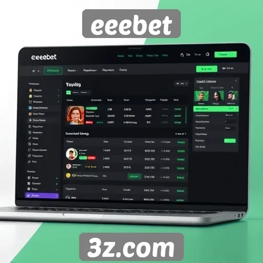 Análise da interface do usuário do site eeebet